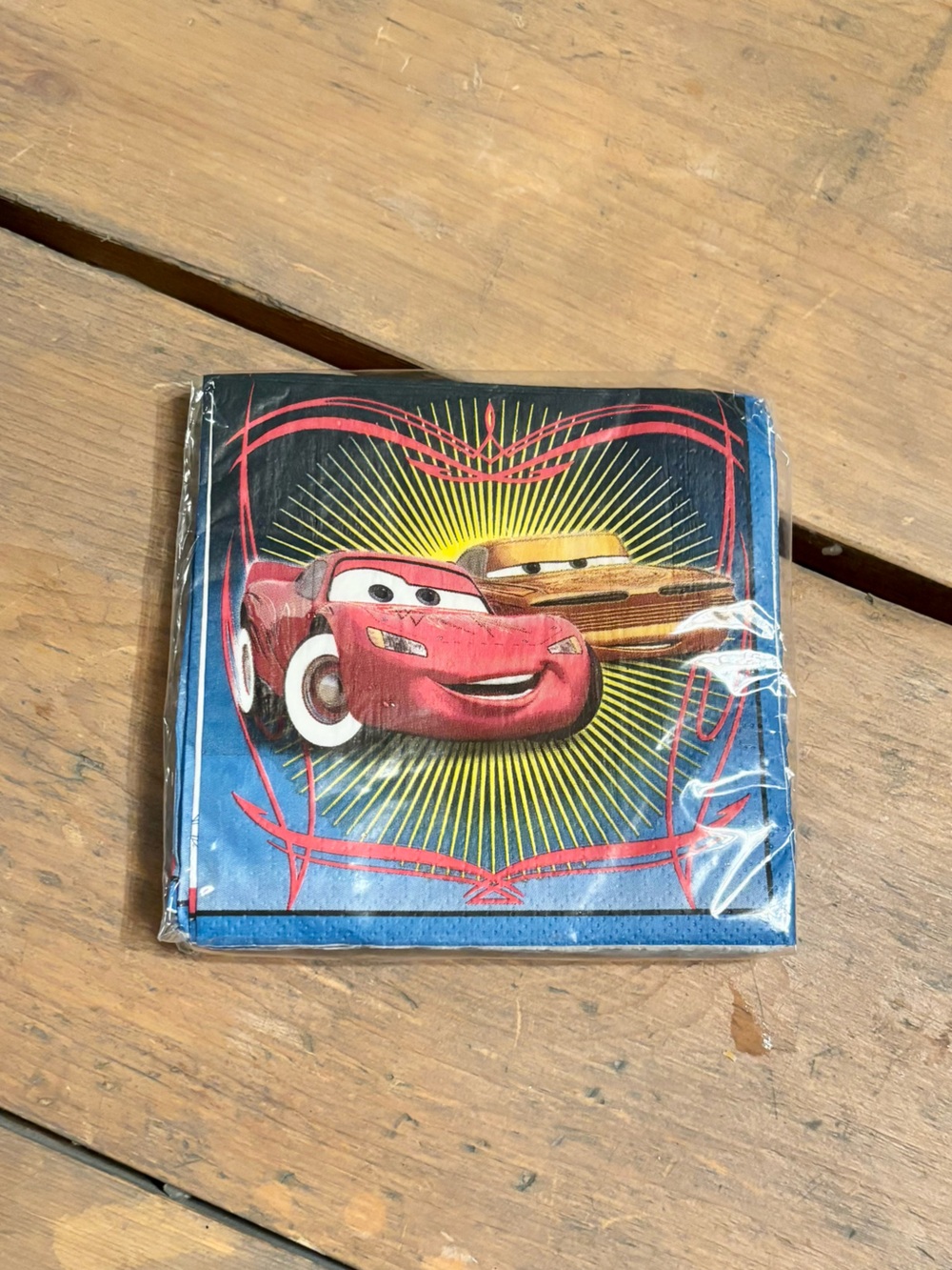 Vintage Disney Pixar Cars Party Supplies Napkins